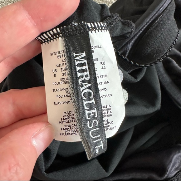 MIRACLESUIT Illusionists Mirage Underwire‎ Tankini Top Size US 8 - Picture 5 of 6